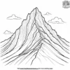 Tall Mountain Coloring Pages