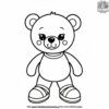 Teddy Bear Wearing Shoes Coloring Pages