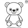 Teddy Bear with Googly Eyes Coloring Pages