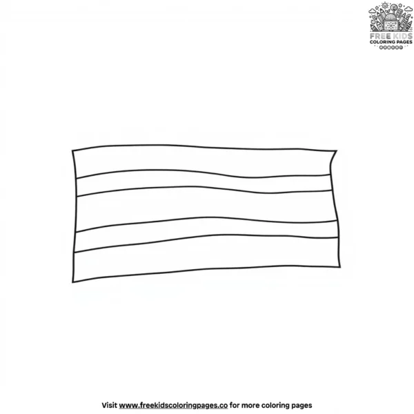 Thai flag coloring pages