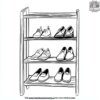 The Family’s Trusted Shoe Rack Coloring Pages