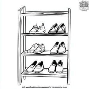 The Family’s Trusted Shoe Rack Coloring Pages