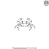 Tiny Crab Coloring Pages