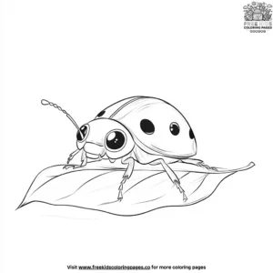 Tiny Ladybug Coloring Pages