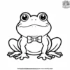 Toad with a Bowtie Coloring Pages