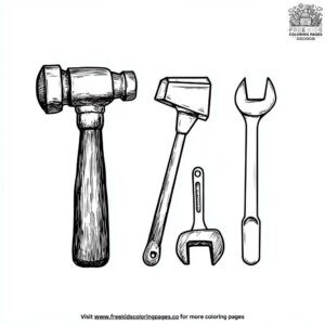 Tools of the Trade Coloring Pages