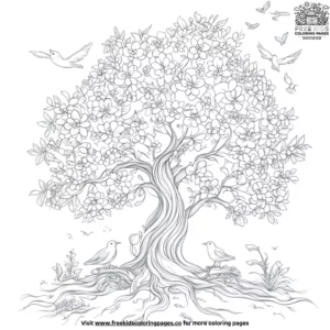 Tree Spirit Coloring Pages