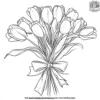 Tulip Bouquet Coloring Pages