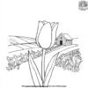 Tulip on a Country Farm Coloring Pages