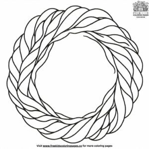 Twisted ribbon coloring pages