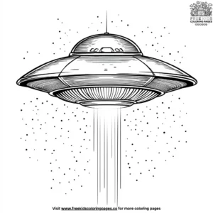 UFO Coloring Pages