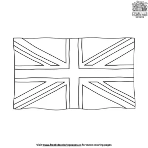 UK Flag Coloring Pages