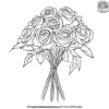 Valentine’s Day Bouquet Coloring Pages