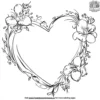 Valentine Day Cards Coloring Pages