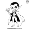 Vampire and the Enchanted Key Coloring Pages