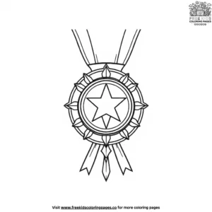 Veterans Medal Coloring Pages