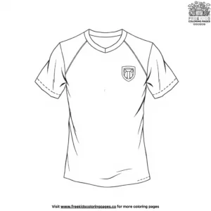 Volleyball Jersey Coloring Pages