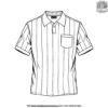 Volleyball Referee Shirt Coloring Pages