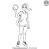 Volleyball Shoulder Bag Coloring Pages