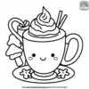 Warm Winter Drinks Coloring Pages