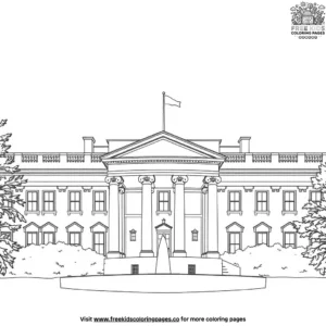 White House Coloring Pages