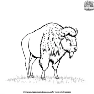 Wild Bison Coloring Pages