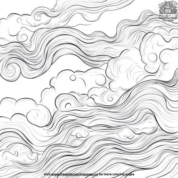 Wind spirit coloring pages