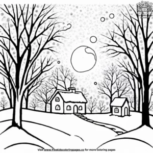 Winter Hope Coloring Pages