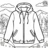 Winter Jacket Coloring Pages