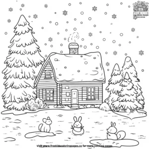 Winter Magic Coloring Pages