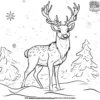 Winter Wildlife Adventures Coloring Pages