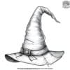 Witch Hat Coloring Pages