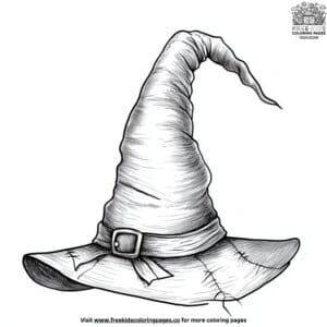 Witch Hat Coloring Pages