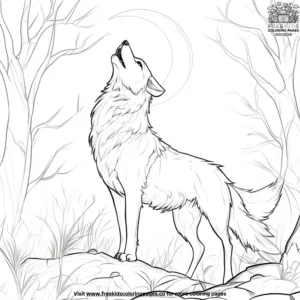 Wolf Spirit Coloring Pages