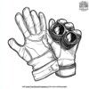 Work Gloves and Gears Coloring Pages