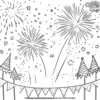 Year End Coloring Pages