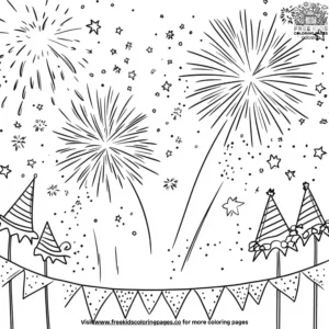 Year End Coloring Pages