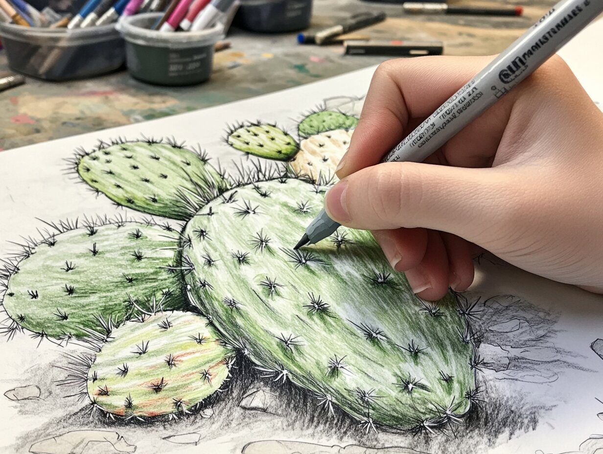 cactus coloring pages tag image