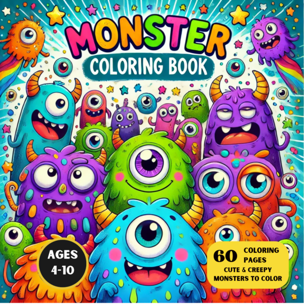 Monster coloring book