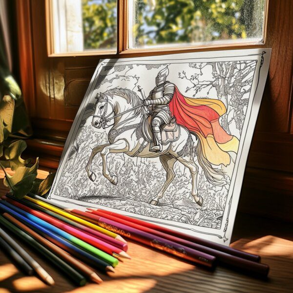 23+ Knight Coloring Pages