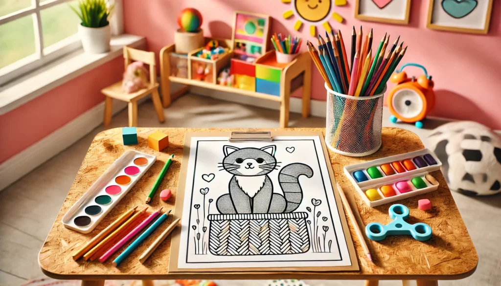 Pet coloring pages 1