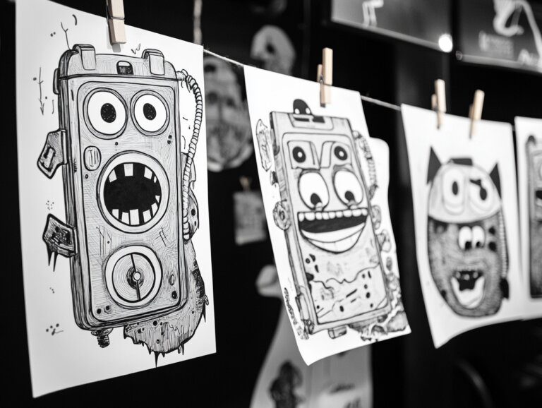 19+ Phone Coloring Pages