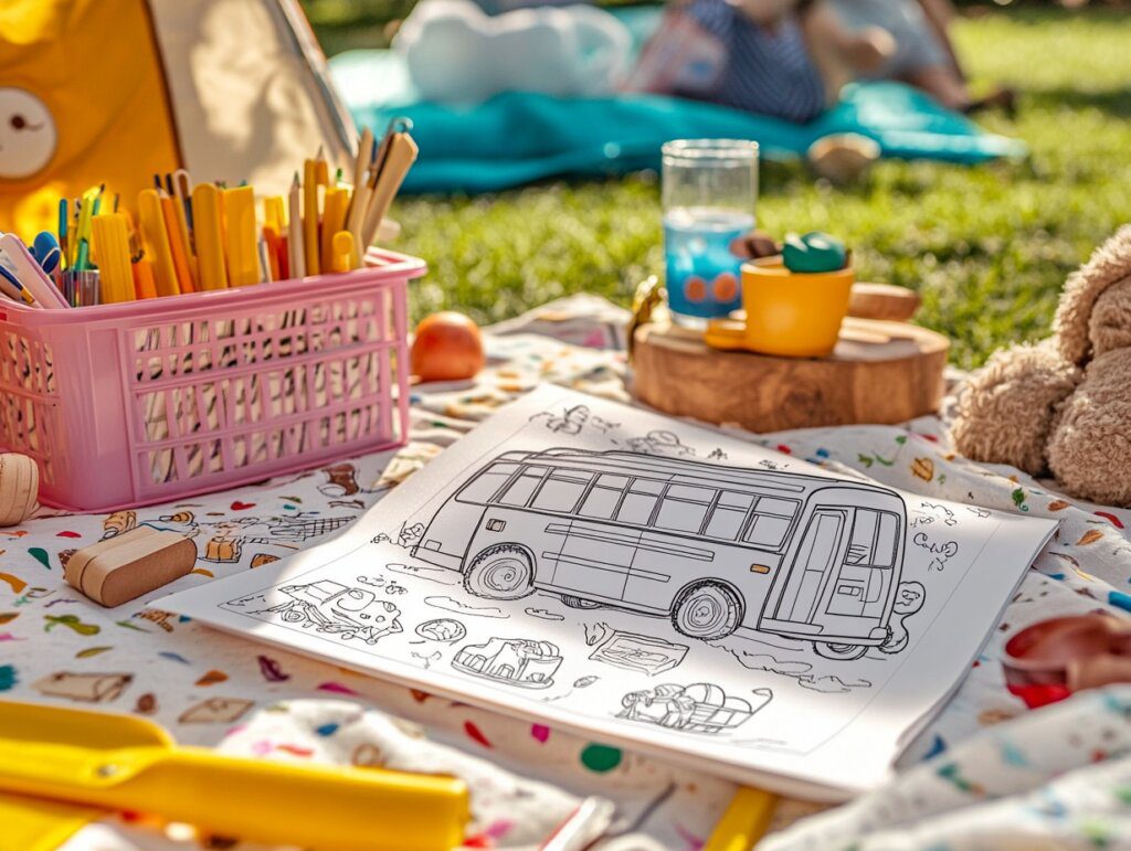 School bus coloring pages 5