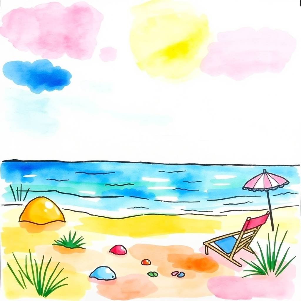 Summer coloring pages