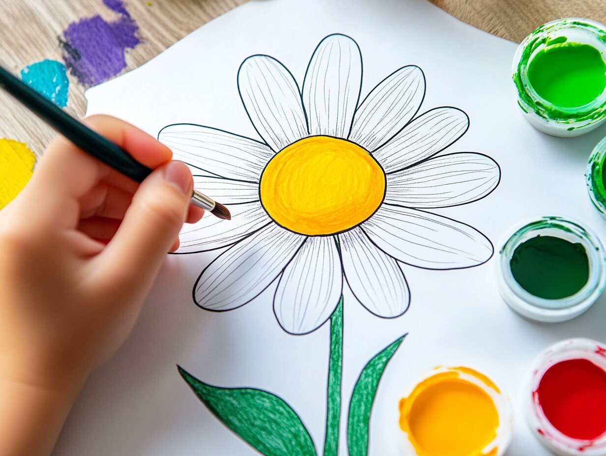 daisy coloring pages tag image daisy coloring pages tag image